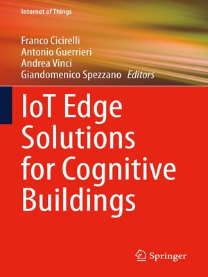 cover image of IoT Edge Solutions for Cognitive Buildings